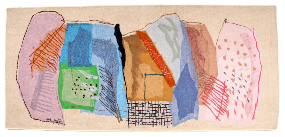 Abstract Tapestry Soft Painting 0407