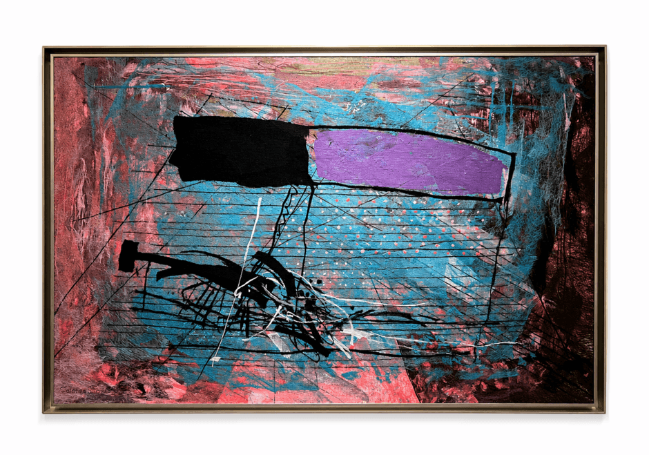 Abstract Tapestry Soft Painting Manuscript #4