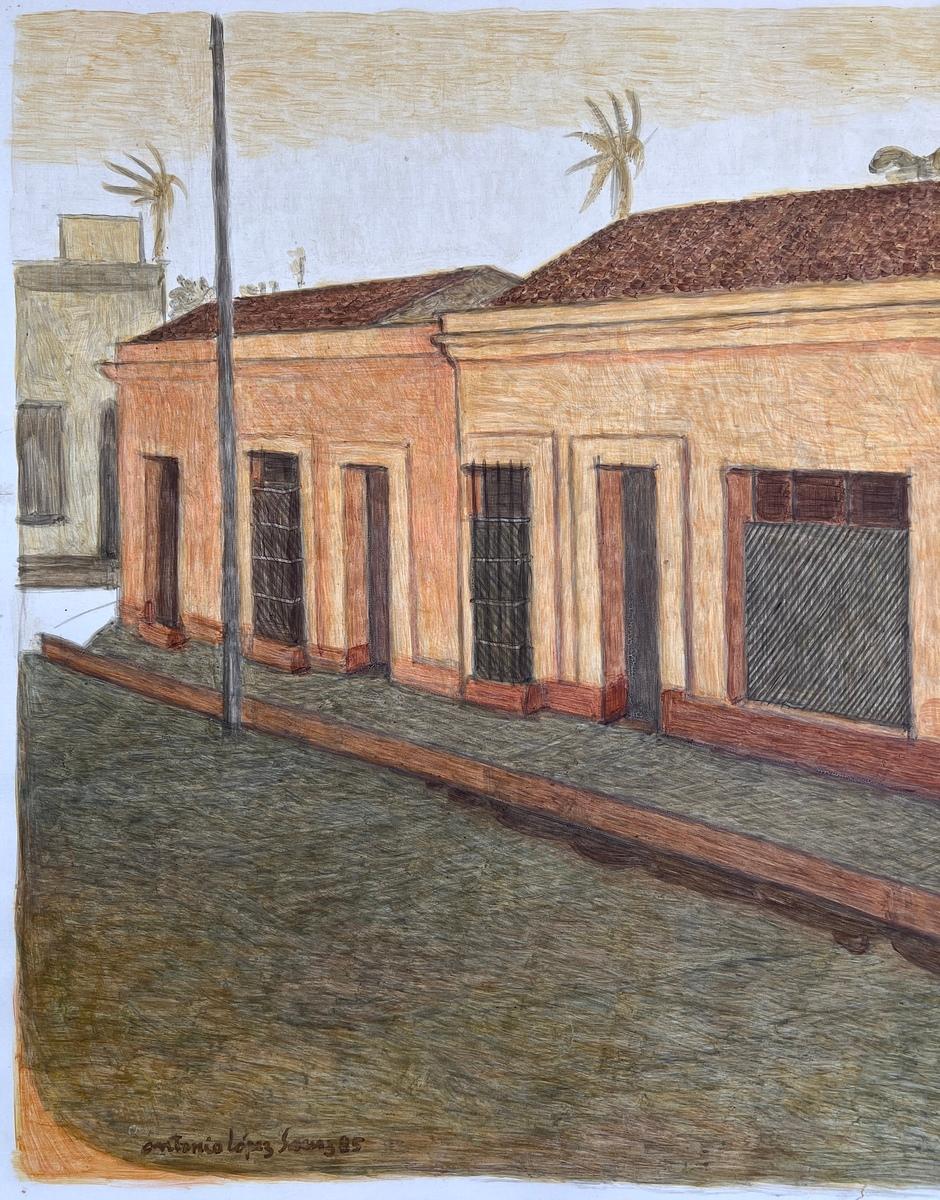 Personaje Anónimo en Mazatlán (Anonymous Figure in Mazatlán), 1985, image 5