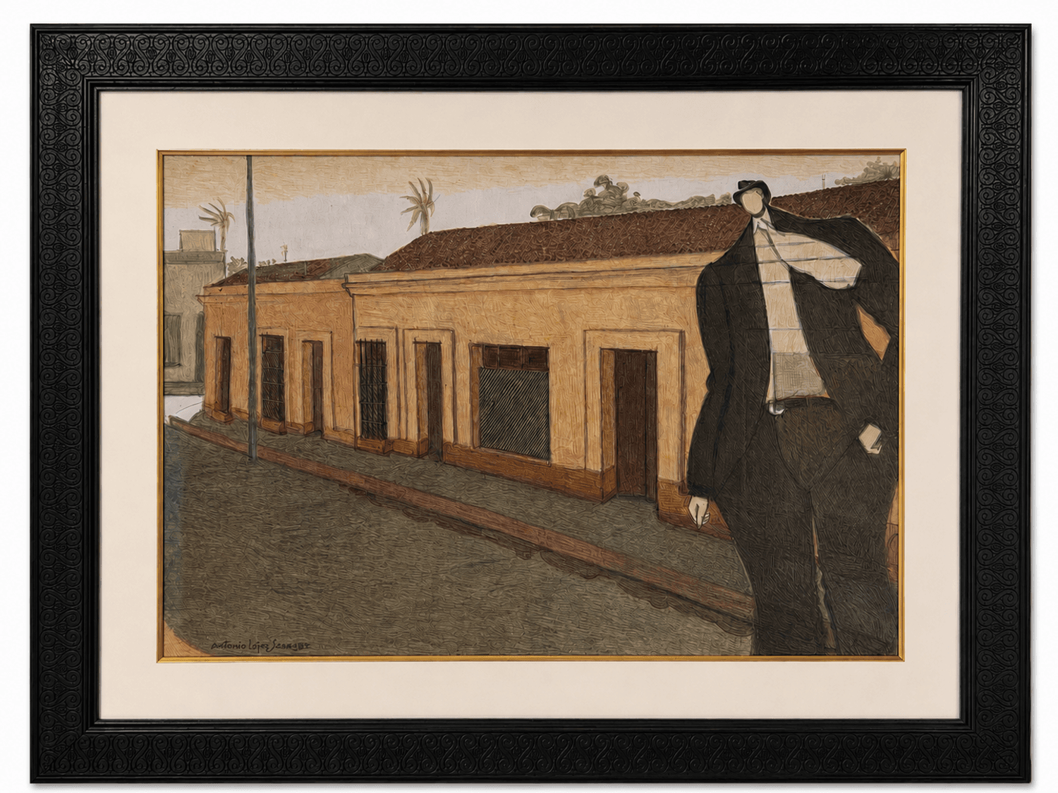 Personaje Anónimo en Mazatlán (Anonymous Figure in Mazatlán), 1985