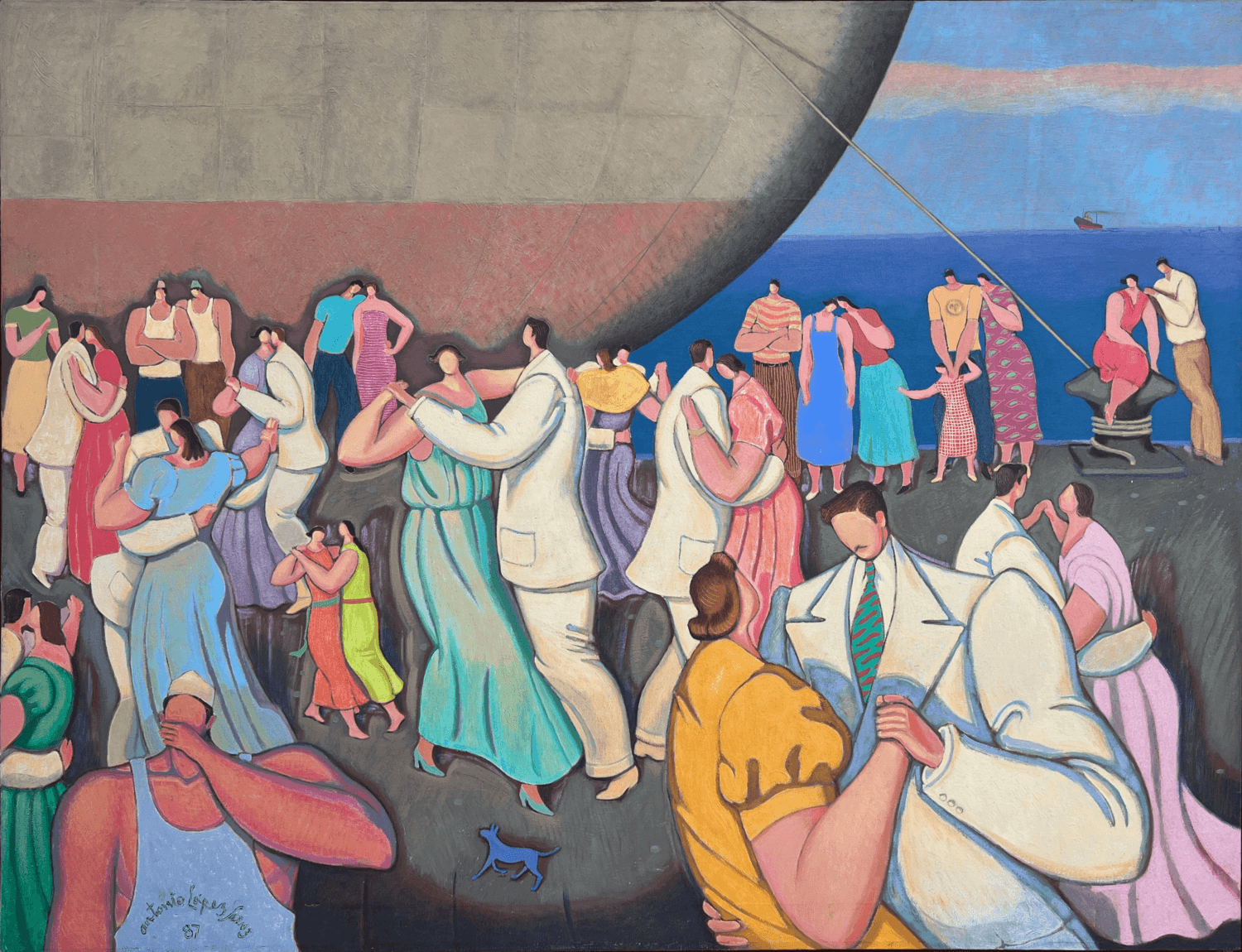 Danza del Puerto (Harbor Dance), 1987, image 6