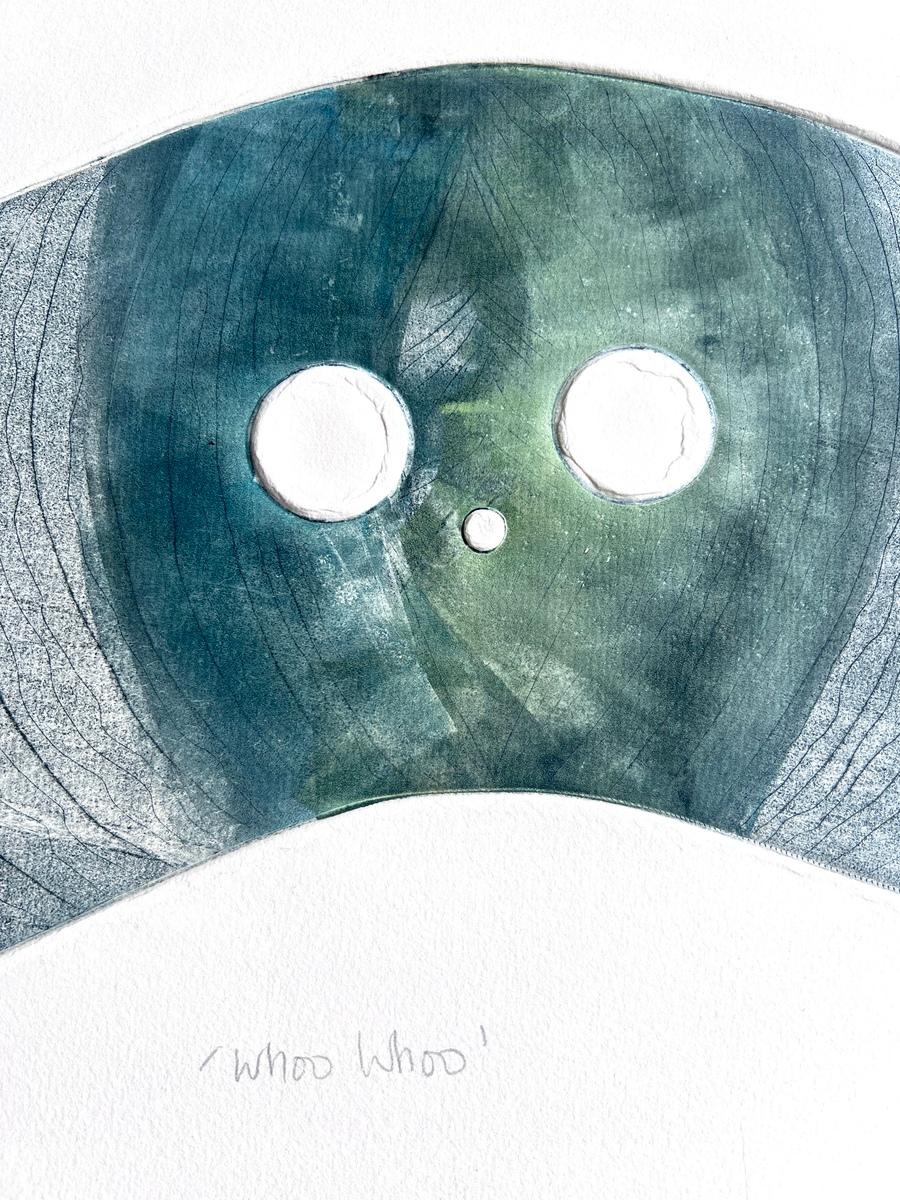 B-2234 Gong Intaglio Whoo Whoo Artist's Proof, 2019, image 5