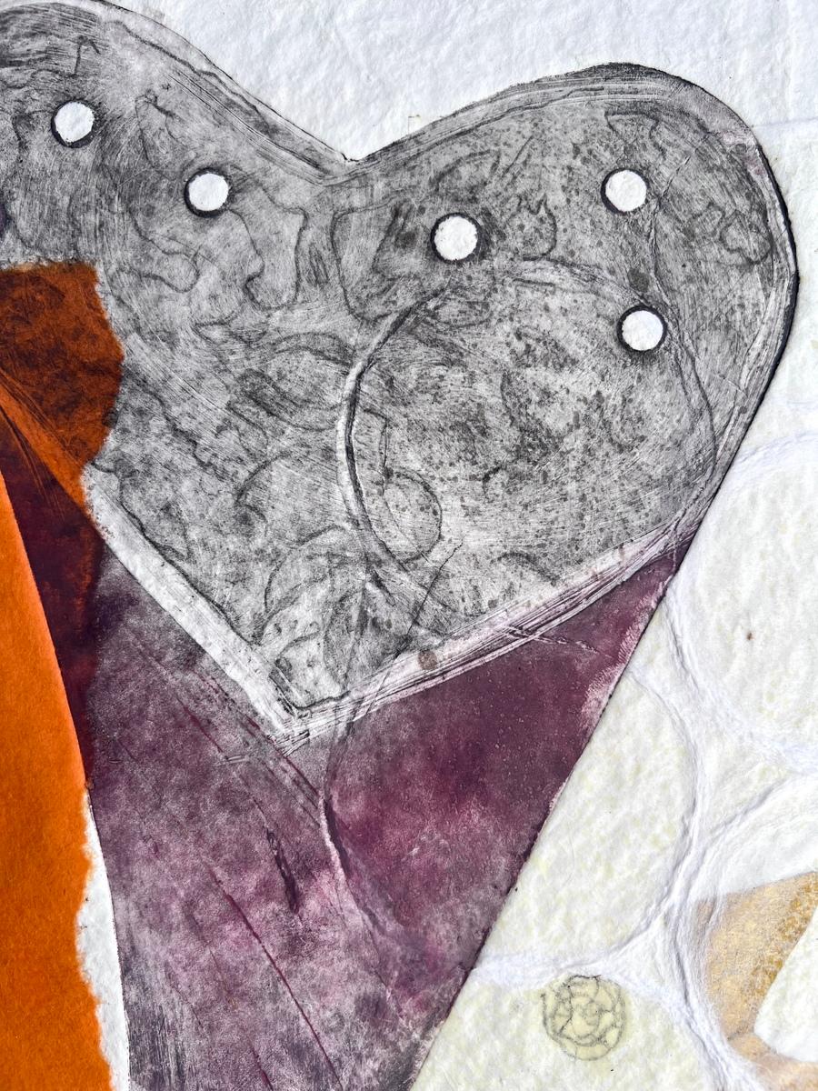 VB-MS 118 Heart Gong Intaglio Artist's Proof, 2025, image 4