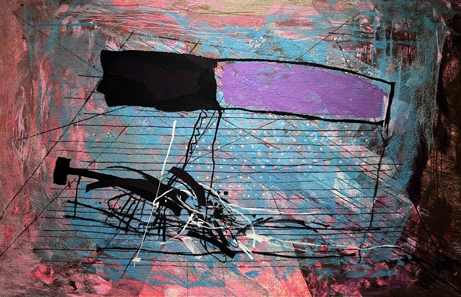Abstract Tapestry Soft Painting Manuscript #4, image 6