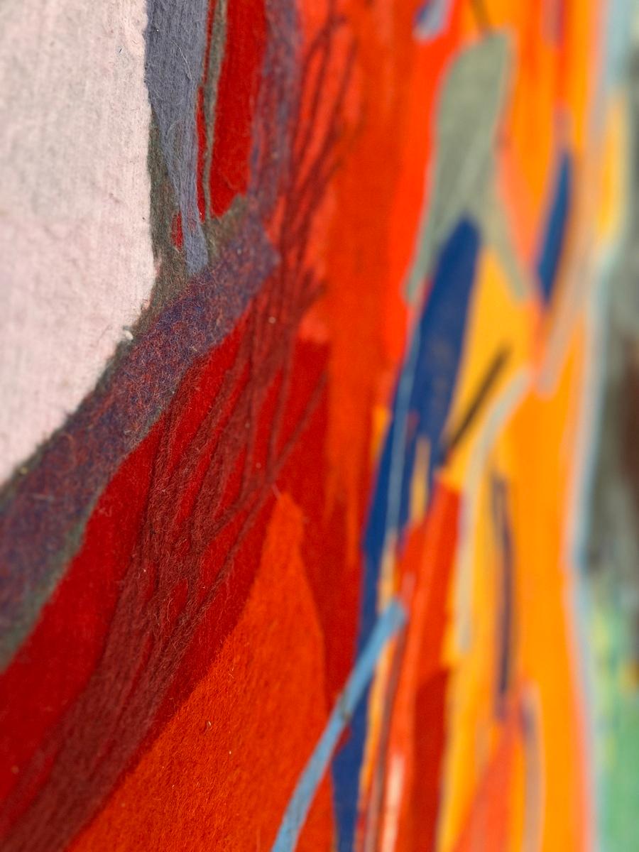Abstract Tapestry Soft Painting Woman #20, image 3